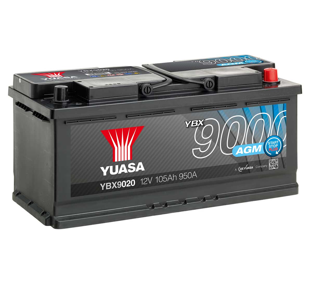 Yuasa YBX9020 AGM 12V Car Battery MDS Battery